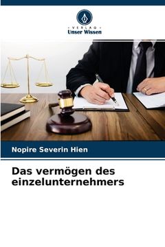 portada Das vermögen des einzelunternehmers (in German)