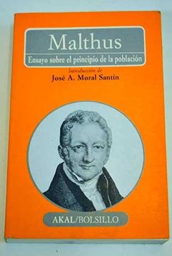 Libro Ensayo Sobre El Principio De La Población, Thomas Robert Malthus,  ISBN 41657440. Comprar en Buscalibre