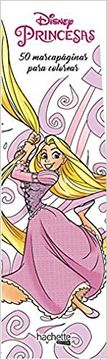 portada Marcapáginas Para Colorear Disney Princesas (Hachette Heroes - Disney - Colorear)