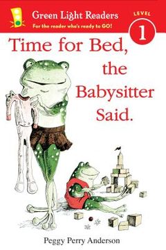 portada time for bed the babysitter said (en Inglés)