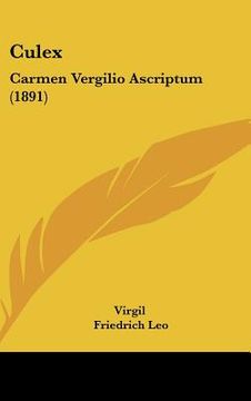 portada culex: carmen vergilio ascriptum (1891) (in English)