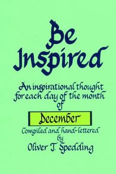 portada Be Inspired - December (en Inglés)