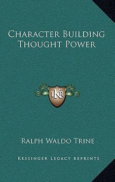 portada character building thought power (en Inglés)