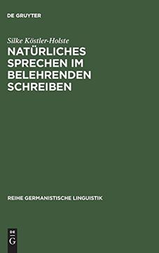 portada Natürliches Sprechen im Belehrenden Schreiben (en Alemán)
