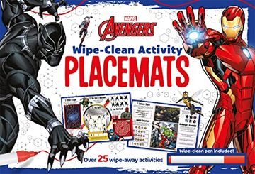 portada Marvel Avengers: Wipe-Clean Activity Placemats