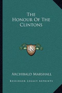 portada the honour of the clintons (en Inglés)