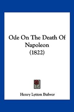portada ode on the death of napoleon (1822) (in English)