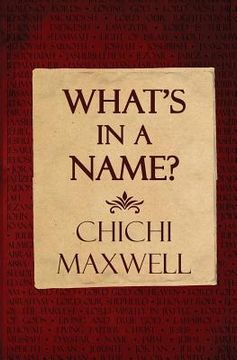 portada What's in a name: Understanding Name (en Inglés)