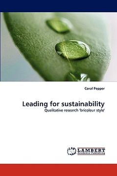 portada leading for sustainability (in English)