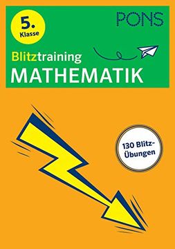 portada Pons Blitztraining Mathematik 5. Klasse: Blitzschnell Kapiert - der Übungsblock für Zwischendurch (en Alemán)