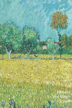 portada Vincent van Gogh Schrift: Veld met Irissen bij Arles Artistiek Dagboek voor Aantekeningen Stijlvol Notitieboek Ideaal Voor School, Studie, Recep