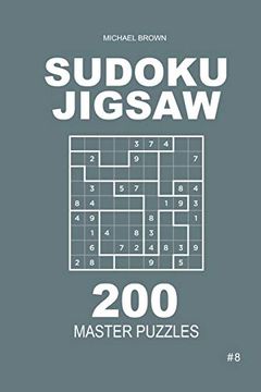 portada Sudoku Jigsaw - 200 Master Puzzles 9x9 (Volume 8) (en Inglés)