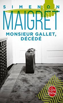 portada Monsieur Gallet, décédé (Policier / Thriller) (in French)