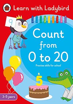 portada Count From 0 to 20: A Learn With Ladybird Activity Book 3-5 Years: Ideal for Home Learning (Eyfs) (en Inglés)