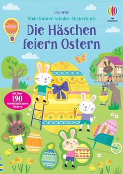 portada Mein Immer-Wieder-Stickerbuch: Die H? Schen Feiern Ostern (en Alemán)