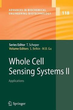 portada whole cell sensing system ii: applications (en Inglés)