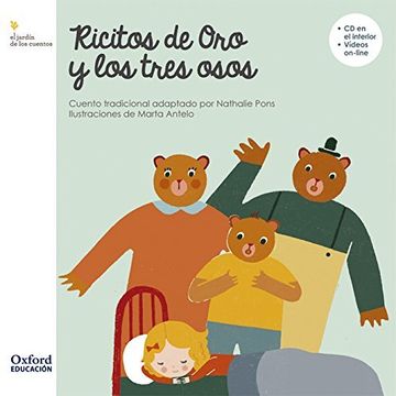 portada Jardín Cuentos - Ricitos De Oro Y Los Tres Ositos (castellano)