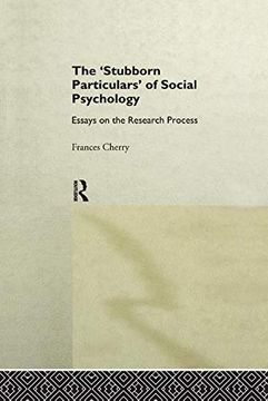 portada Stubborn Particulars of Social Psychology: Essays on the Research Process (Critical Psychology Series) (in English)