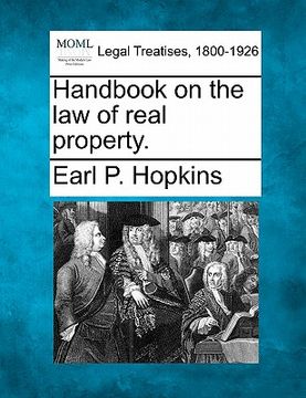 portada handbook on the law of real property.