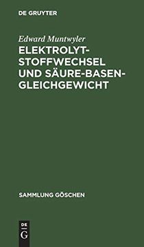 portada Elektrolytstoffwechsel und Säure-Basen-Gleichgewicht (in German)