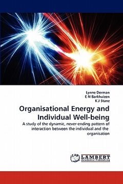 portada organisational energy and individual well-being (en Inglés)