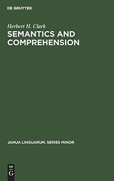 portada Semantics and Comprehension (Janua Linguarum. Series Minor) (en Inglés)