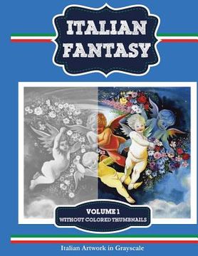 portada Italian Fantasy: Italian Artwork in Grayscale (en Inglés)