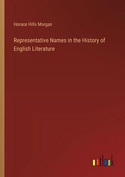 portada Representative Names in the History of English Literature (in English)