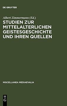 portada Studien zur Mittelalterlichen Geistesgeschichte und Ihren Quellen (en Alemán)