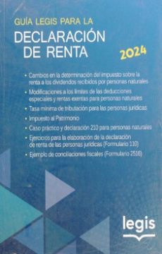 portada Guia Legis Para la Declaracion de Renta 2024 (in Spanish)