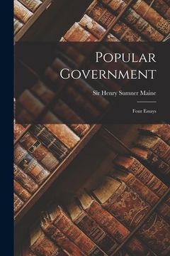 portada Popular Government: Four Essays