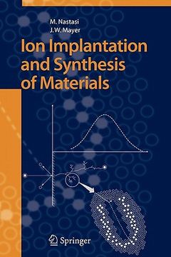 portada ion implantation and synthesis of materials (en Inglés)