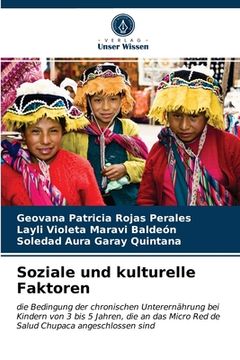 portada Soziale und kulturelle Faktoren (en Alemán)