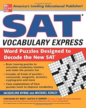 portada Sat Vocabulary Express: Word Puzzles Designed to Decode the new sat (en Inglés)