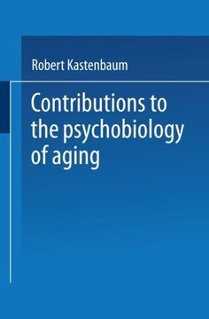 portada Contributions to the Psychobiology of Aging