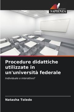 portada Procedure didattiche utilizzate in un'università federale (en Italiano)