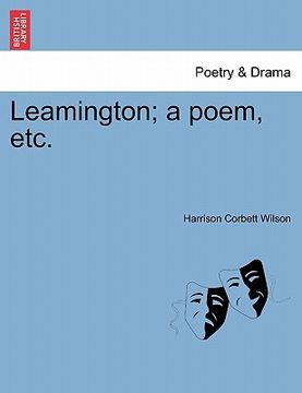 portada leamington; a poem, etc.vol.i (en Inglés)