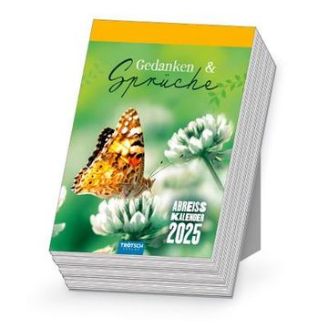portada Trötsch Abreißkalender Gedanken und Sprüche 2025: Aufstellkalender Tischkalender Abreißkalender
