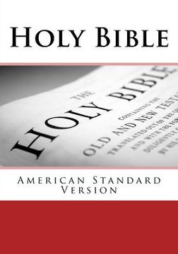 portada Holy Bible: American Standard Version (in English)