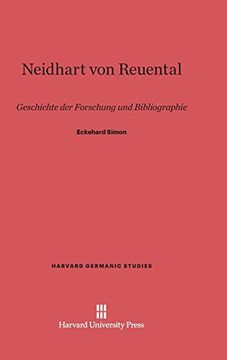 portada Neidhart von Reuental (Harvard Germanic Studies) (in English)