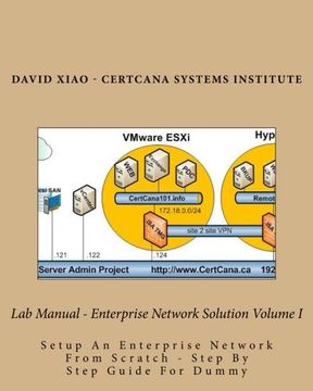 portada Lab Manual - Enterprise Network Solution Volume i: Setup an Enterprise Network From Scratch - Step by Step Guide for Dummy (en Inglés)
