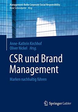 portada Csr und Brand Management: Marken Nachhaltig Führen (en Alemán)