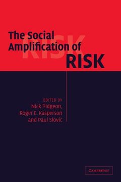 portada The Social Amplification of Risk (en Inglés)