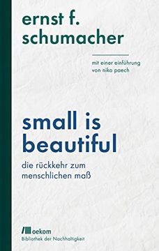 portada Small is Beautiful (in German)