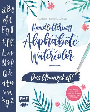 portada Handlettering Alphabete Watercolor -Das Übungsheft (en Alemán)