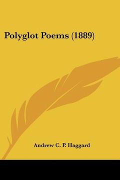 portada polyglot poems (1889)