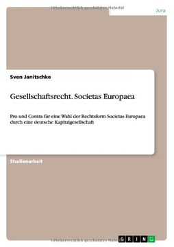 portada Gesellschaftsrecht. Societas Europaea (German Edition)