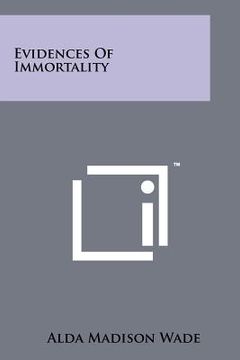 portada evidences of immortality (in English)