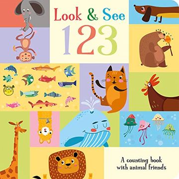 portada Look & see 123 (Animal Friends Concept Board Books) 