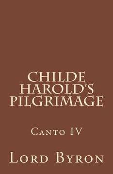 portada Childe Harold's Pilgrimage Canto IV (en Inglés)